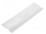 Heat shrink sleeve | glueless | 2: 1 | 38.1mm | L: 1m | transparent