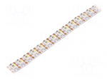 Programmable LED tape | RGBW | 3535 | LED/m: 144 | 8mm | white PCB | IP20