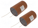 Capacitor: copper-polypropylene-paper | 6uF | 600VDC | &plusmn;5% | THT