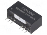 Converter: DC/DC | 5/6W | Uin: 9&divide;36VDC | Uout: 15VDC | Iout: 400mA | SIP8