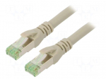 Patch cord | S/FTP | Cat: Cat 8.1 | RJ45 plug,both sides | stranded