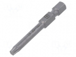 Screwdriver bit | Torx&reg; | TX20 | 1/4" | Overall len: 50mm