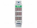 Voltmeter | digital,mounting | 80&divide;500V | for DIN rail mounting