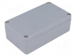 Enclosure: multipurpose | X: 64mm | Y: 110mm | Z: 37mm | aluminium | grey
