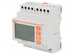 Meter: network parameters | for DIN rail mounting | LCD | 128x80