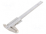 Calliper | L: 150mm | with analog readouts,with fixing-screw