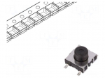 Microswitch TACT | SPST-NO | Pos: 2 | 0.05A/42VDC | SMT | none | 2.2N