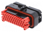 Connector: automotive | plug | female | AMPSEAL | PIN: 35 | IP6K9K | black