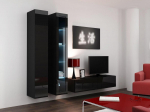 Cama Living room cabinet set VIGO 10 black/black gloss