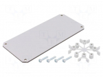Mounting plate | hard paper | W: 74mm | L: 160mm | Thk: 2.5mm