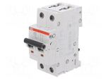 Circuit breaker | 230/400VAC | Inom: 32A | Poles: 2 | Charact: D | 6kA