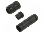 Connector: M16 | plug | male | PIN: 7 | 5A | 125V | 723 | soldering | straight