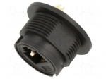 Connector: RJ45 | PIN: 8 | Cat: 5e | 8p8c | IP67 | THT | straight