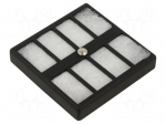 Filter | 80x80mm | Body dim: 85x85x14mm