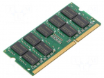DRAM memory | DDR3 SODIMM ECC | 1600MHz | 1.35&divide;1.5VDC | industrial