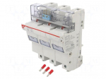 Fuse holder | 22x58mm | for DIN rail mounting | 100A | 690VAC | IP20