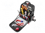 Tools set: for assembly work | tool rucksack | Modular X18 | 17pcs.