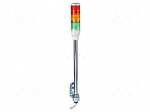 Signalling column | red/orange/green | LED | 24VDC | 24VAC | IP23 | 40mm