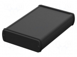 Enclosure: with panel | ALUBOS 1000 | X: 106mm | Y: 150mm | Z: 32mm | IP65