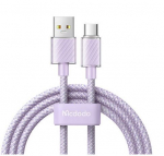 CA-3655 Type-C 6A andmekaabel 2m lilla