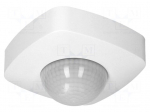 Motion sensor | wall mount | 230VAC | IP20 | 20m | Range: 10s&divide;30min