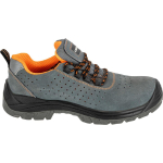 Jalan&otilde;ud, t&ouml;&ouml;riided | Isikukaitsevahendid // T&ouml;&ouml;jalan&otilde;ud, Turvasaapad, Kummikud // P&oacute;łbuty zamszowe z otworami szar.-pom.,s1p src,"41",ce,lahti