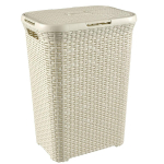 Tooted koju ja aeda // N&otilde;udepesuvahendid // Kosz na bieliznę Curver Natural Style 60L kremowy