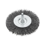 T&ouml;&ouml;riistad ja m&otilde;&otilde;teseadmed // Lisaseadmed lihvijatele, puuridele ja kruvikeerajatele // Szczotka tarczowa z dr.st.fal. fi=100mm, trzpień 6mm proline