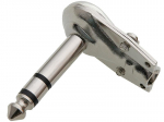 &Uuml;hendused // Different Audio, Video, Data connection plug and sockets // 1211#                Wtyk jack 6,3 st metal kątowy
