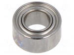 Bearing: single row deep groove ball | &Oslash;int: 3mm | &Oslash;out: 6mm | W: 3mm