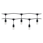 Uued tooted // Zestaw girlanda oświetleniowa -1 sznur 5m (5 opraw) + 5 żar&oacute;wek LED 1W E27, 3000K - ciepła + 1 żar&oacute;wka gratis!