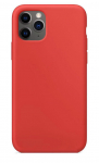 Back panel cover Connect Apple iPhone 11 Pro Max Soft Case with bottom Red