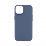 Back panel cover Connect Apple iPhone 14 Premium Magsafe Soft Touch Silicone Case New Function Midnight Blue