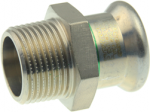 Press male connector,KAN-therm Inox 35x1"