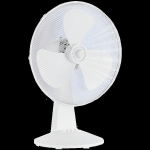Table fan, 40W, 40cm, 3 speeds, mechanical, noise level: 50-60 dB, Oscillation 80&deg;, Tilting +24&deg; -12&deg;