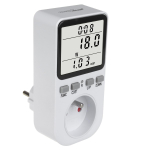 Miernik energii GreenBlue, watomierz,  typ E, 220-240V AC, 50Hz, max. obciążenie 16A, IP20, wbudowana bateria, GB364 E