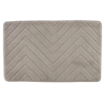 Beldray LA032647LGRYUFFEU7 Antibac Chevron Memory Foam Bath Mat