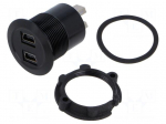 Adapter | USB B mini socket x2,USB B mini plug x2 | USB 2.0