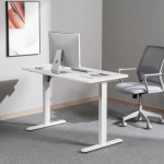 Adjustable Height Table Up Up Frigg White