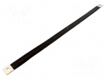Braids | insulated earthing tape | W: 25mm | 35mm2 | &Oslash;1: 11mm | &Oslash;2: 11mm