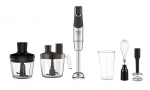 Mixers and blenders TEFAL  Blender Infinity Force Pro 5in1 HB95LD38 Hand Blender, 1200 W, Number of speeds Variable, Black/Stainless steel