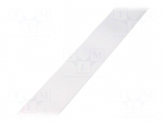 Heat shrink markers | 26m | white | thin walled | Temp: -55&divide;135&deg;C