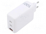 Power supply: switching | mains,plug-in,charger | 5&divide;20VDC | 5A | 100W