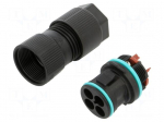 Connector: AC supply | screw terminal | male | TH389 | 25A | 630V | 23mm