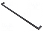 Holder | ZnAL | titanium | H: 28mm | L: 328mm | W: 8.5mm | BAGIO | handle