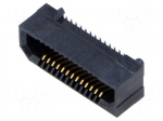 Connector: PCB to PCB | socket | female | PIN: 26 | ERF8 | vertical | 1.4A