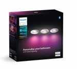 Philips Hue Xamento Hue iebūvējamsgaismeklis  hromēts 3x4.2W 929003812901 8720169321014