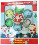 RoGer Set of Christmas Baubles with Paints