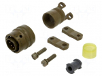 Connector: military | plug | male | PT/451 | 7.5A | 600V | PIN: 6 | straight