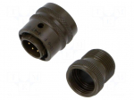 Connector: military | plug | male | PT/451 | 7.5A | 600V | PIN: 6 | straight